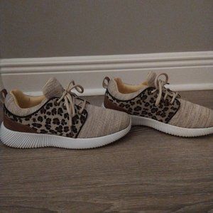 womens Marleylily leopard sneakers